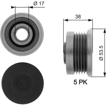 Předstihová spojka GATES OAP7082