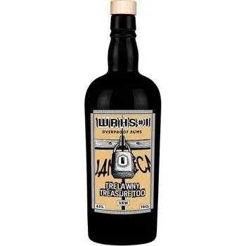 Rum Warehouse #1 Overproof White Rum Trelawny Treasure Too VRW žlutý 63,0% 0,7 l (holá láhev)
