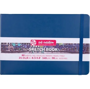 Talens Art Creation Sketch Book - skicák v námořnické tvrdé vazbě 21x14,8 cm 80 listů 140 g