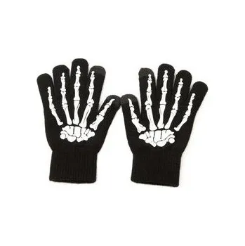 Rukavice Rukavice celoprsté Skeleton (touch screen)