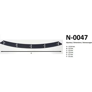 Lišta karosérie Rider Kryt prahu pátých dveří Hyundai i30 III 2017-2020 Hatchback, tvrzený plast