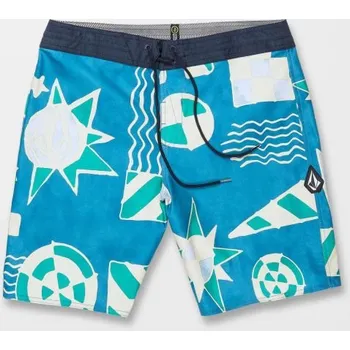 Pánské plavky PLAVKY VOLCOM Geo Stoney 19 - modrá - 34 + při osobním odběru 1 234 Kč