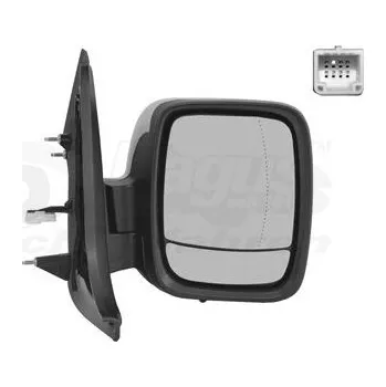 Auto zrcátko Vnější zpětné zrcátko VAN WEZEL 3891818