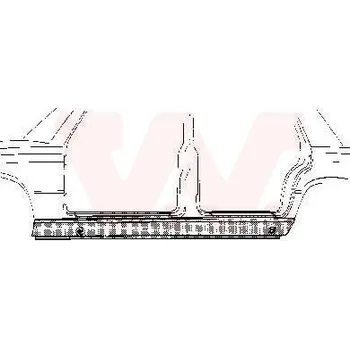 Prah karosérie Nástupní panel VAN WEZEL 3006.02