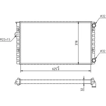Chladič motoru Chladič, chlazení motoru HART 600 247