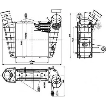 Chladič motoru Chladič turba HART 612 724