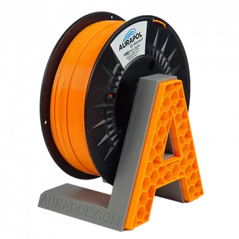 3D tisk Filament AURAPOL / PETG / JASNĚ ORANŽOVÁ / 1,75 mm / 1 kg.