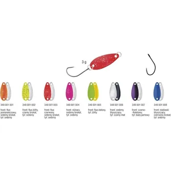 Umělá nástraha Kamatsu Konger Trout Spoon Plandavka 3g stříbrná