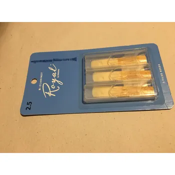 Klarinet RICO ROYAL tvrdost 2 1/2 plátek pro Bb Klarinet - RCB0325 - 3ks balení