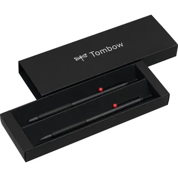 Kuličkové pero a mikrotužka TOMBOW ZOOM, 2ks šedé