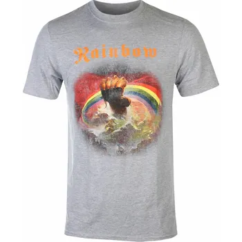 Pánská móda Tričko metal pánské Rainbow - RISING DISTRESSED - PLASTIC HEAD - PHD13004 - XXL