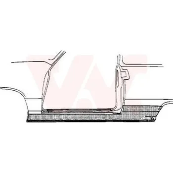 Prah karosérie Nástupní panel VAN WEZEL 4335101
