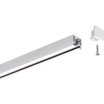 Průmyslové svítidlo Paulmann 95497 vysokonapěť. komponent lištových systémů koncová část sada 2 ks bílá