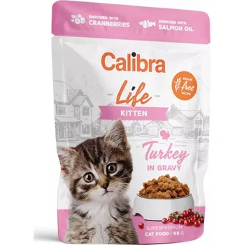 Krmivo pro kočku Calibra Cat Life Kitten TURKEY GF kapsa in gravy 24x 85 g