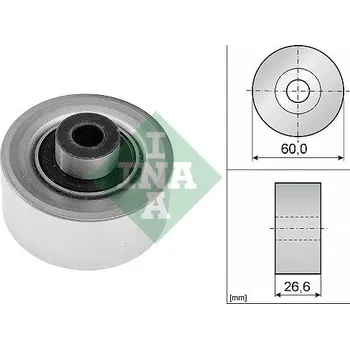 Auto-moto Vratná/vodicí kladka, klínový žebrový řemen INA 532 0311 10