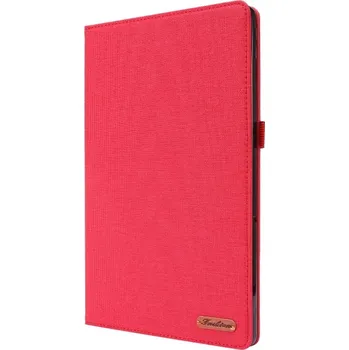 Pouzdro na tablet VSECHNONAMOBIL 44101 FABRIC Zaklápěcí obal pro Nokia T20 červený