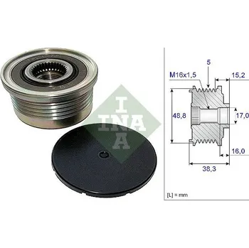 Auto-moto Předstihová spojka INA 535 0048 10
