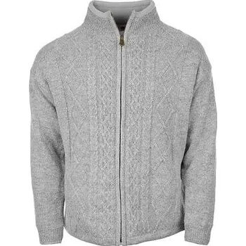 Dámský svetr Vlnka Pánský vlněný svetr S13 světle šedá velikost oblečení L