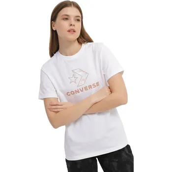 Dámské tričko tričko Converse Seasonal Star Chevron/10024538 - A01/White S