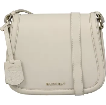 Kabelka Dámská crossbody kožená kabelka Burkely Belouwe - krémová