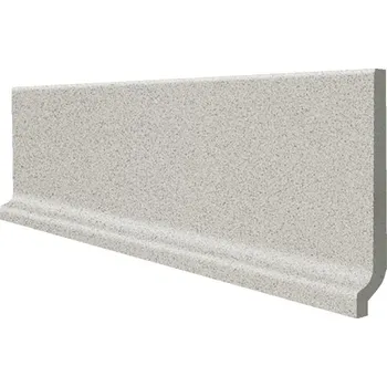 Dlažba Taurus Granit (78 Sierra) - sokl s požlábkem 8x30 světle šedá, tl. 8 mm TSPKF078