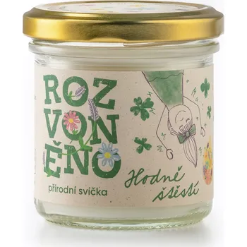 Svíčka Rozvoněno Vonná svíčka - Hodně štěstí (130 ml)