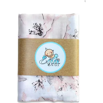 Zavinovačka Mušelínová zavinovačka 120x120cm Ega Kids Barva: Rose flower