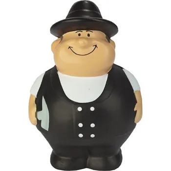 Plastikový model Antistresový míček Squeezies Střechař - černý