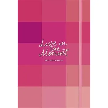 Zápisník Zápisník "Live in the moment", mix motivů, A5, 96 listů, SHKOLYARYK A5-IC-096-797