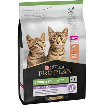 Krmivo pro kočku 3kg PURINA PRO PLAN Sterilised Kitten Healthy Start Salmon granule kočka