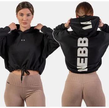 Dámská mikina Nebbia Crop Iconic 421 černá XS/S
