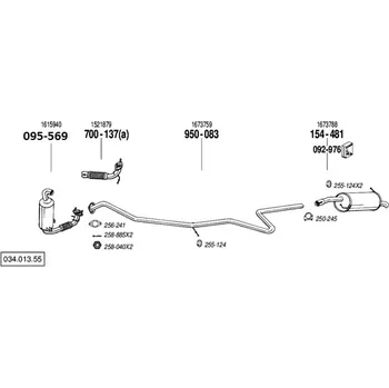 Filtr pevných částic filtr pevných čás. výroba AS Bosal 97-569A