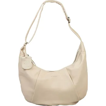 Kabelka Dámská kožená kabelka přes rameno Burkely Amalea - krémová