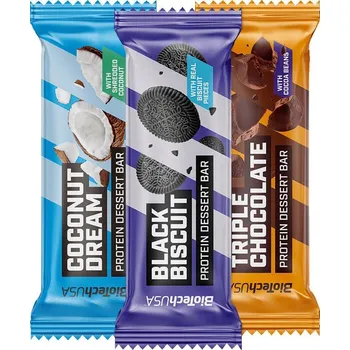 BioTech Protein Dessert Bar 50 g Příchuť: Coconut dream