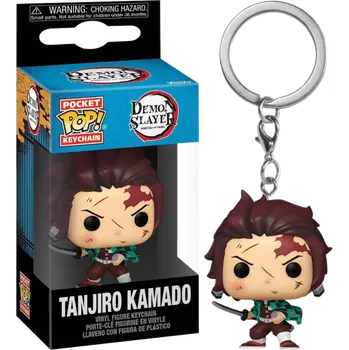 Figurka Funko POP! klíčenka Tanjiro Kamado (Demon Slayer)