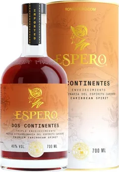 Rum Ron Espero Dos Continentes 40 % 0,7 l tuba