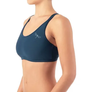 Dragonfly,Fitness podprsenka Nicole 22, petrolejová XL