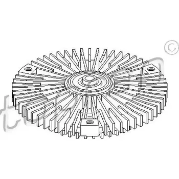 Chladič motoru Spojka, větrák chladiče, , 062121350, TOPRAN, 111 231