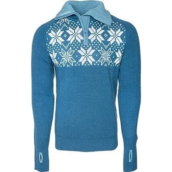 Dámský svetr Pánský vlněný svetr Ulvang Rav Kiby modrá velikost oblečení M