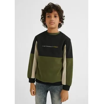 Chlapecká mikina chlapecká mikina přes hlavu s nápisem Mayoral 7447-77 velikost 170