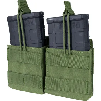CONDOR OUTDOOR Sumka MOLLE na zásobníky 2xM14 otevřená ZELENÁ