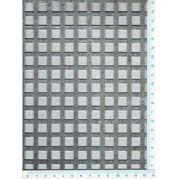 Plech Děrovaný pozinkovaný plech DX51D+Z - DX55D - QG / 10.00 / 15.00 / 1.00 x 1250 x 2500