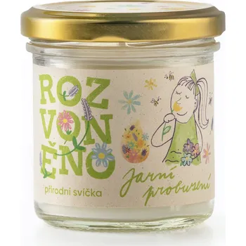 Svíčka Rozvoněno Vonná svíčka - Jarní probuzení (130 ml)