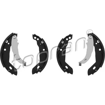 Brzdová čelist Sada brzdových čelistí, , 424172, 4241E5, TOPRAN, 720 343