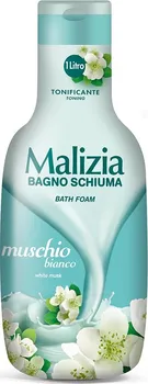 Koupelová pěna Malizia Krémová koupelnová a sprchová pěna Muschio Bianco 1 l
