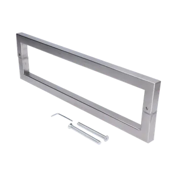 Zábradlí KOVIAN, s.r.o. Madlo na dveře, L = 420 mm, broušená nerez AISI 304