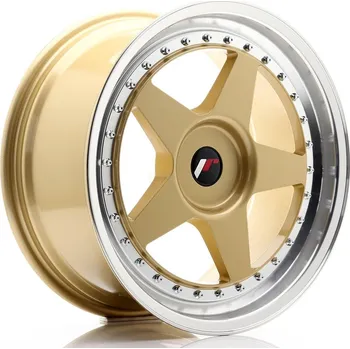Disk Japan Racing JR6 18x8,5 ET20-40 BLANK, Gold w/Machined Lip
