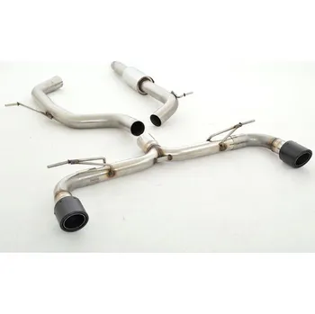 76mm Výfukový systém- Duplex (nerez) - s certifikátem ECE (991450AG-X3-X)