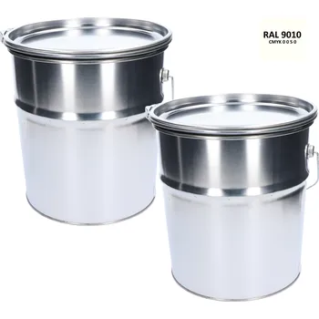 barva na kov Kansai Helios Barva antikorozní polomatná na zinek 20 kg - bílá