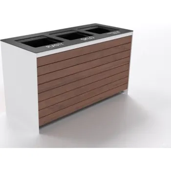 Venkovní odpadkový koš Koš na tříděný odpad FLEXO